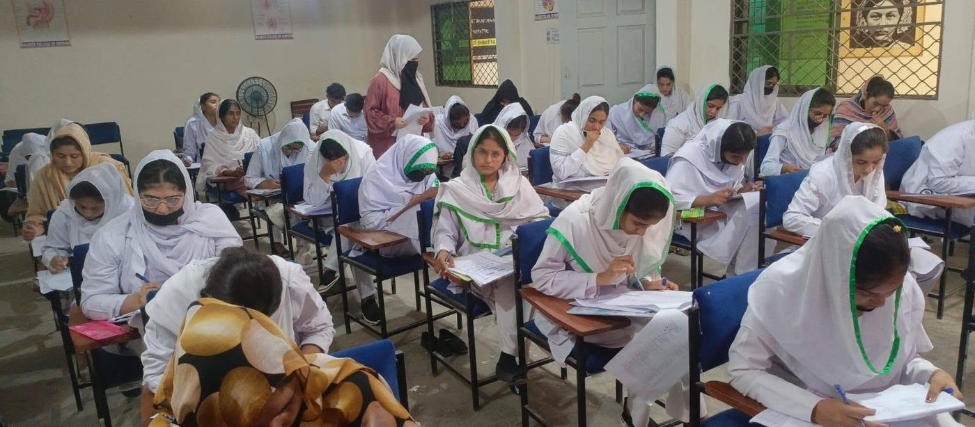 Students during exams