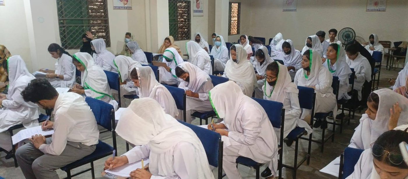 Students during exams
