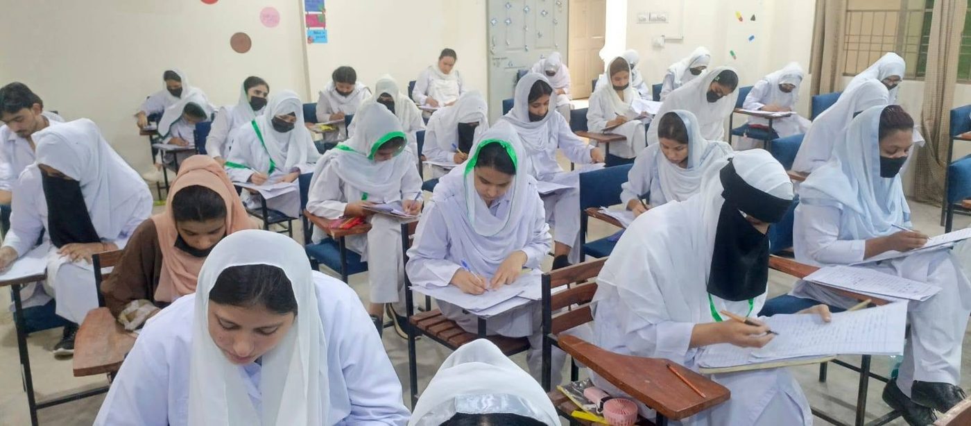 Students during exams