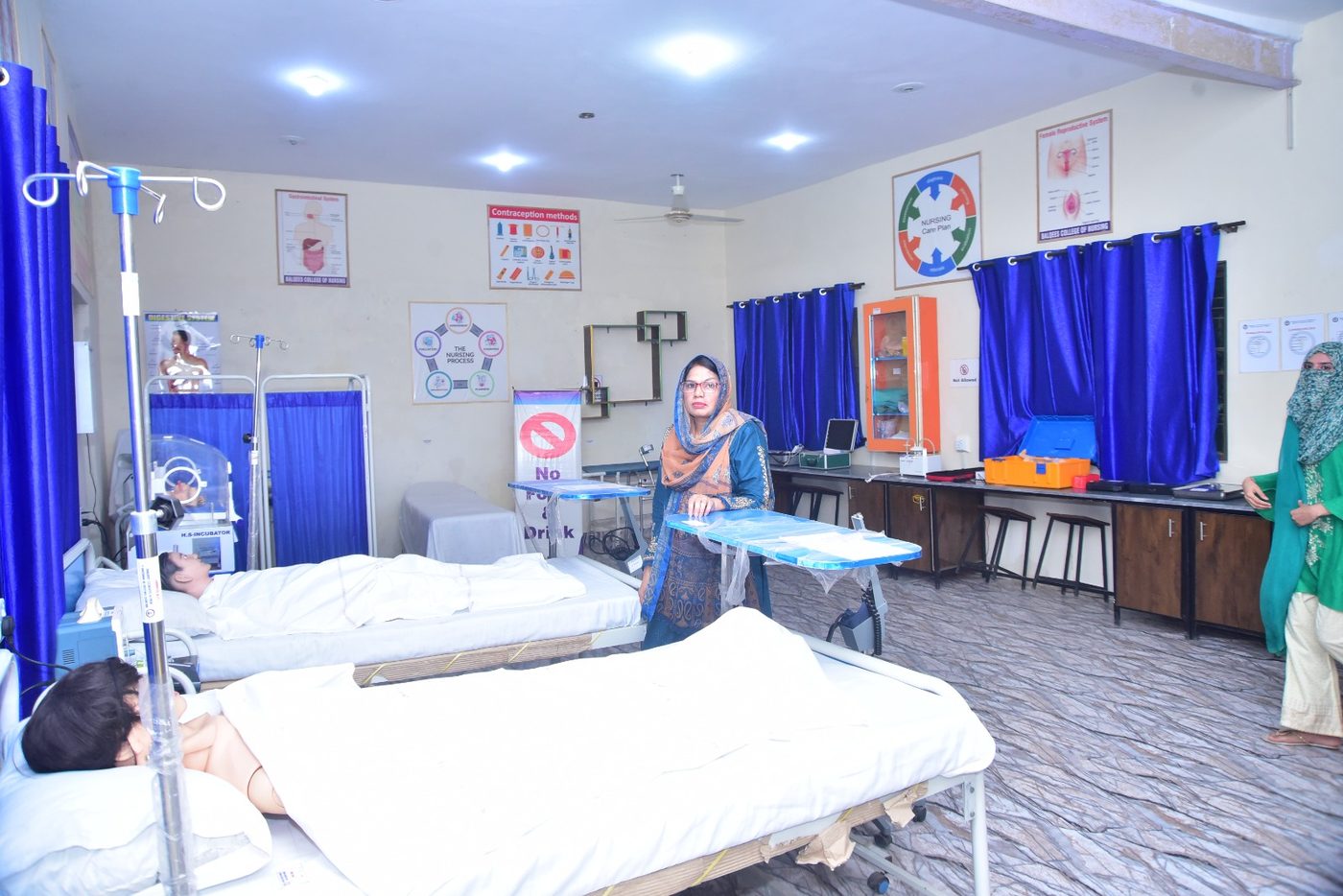 Simulated patient ward at BCON